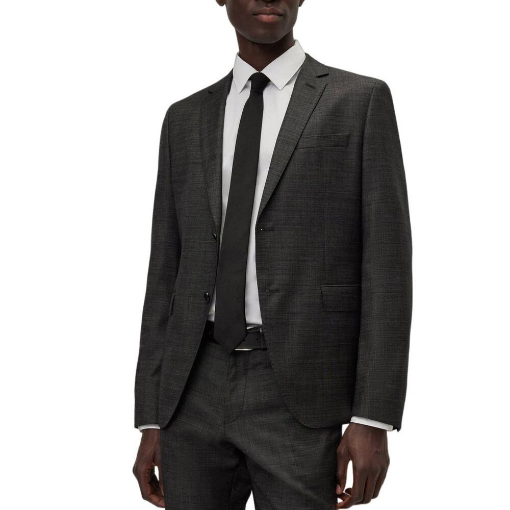 Hugo Boss Angelico Lucca Suit Jacket Sport Coat 42 R Virgin Italian 120s Wool